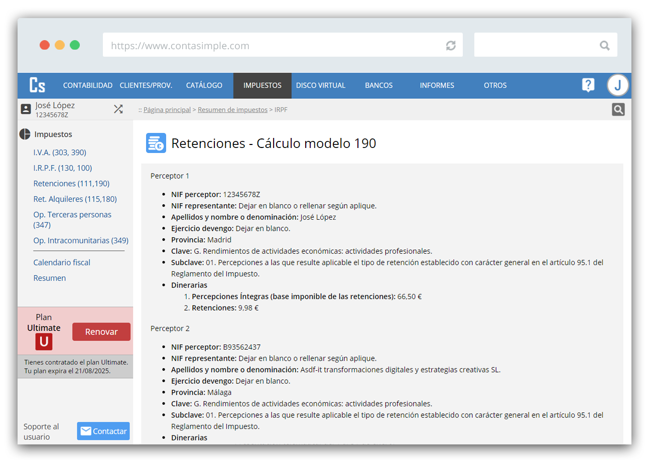 Omple el model anual 190 de retencions automàticament amb ...